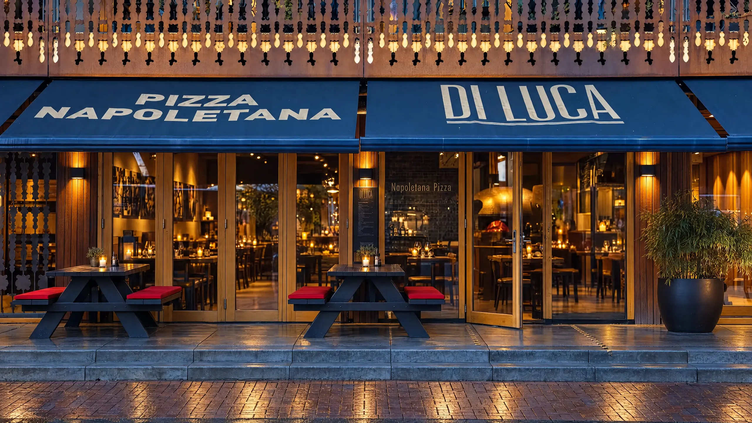 The Di Luca front on the Spijkerkade in Amsterdam-Noord