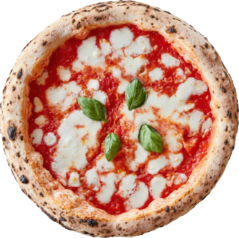 Margherita, pizza at Di Luca