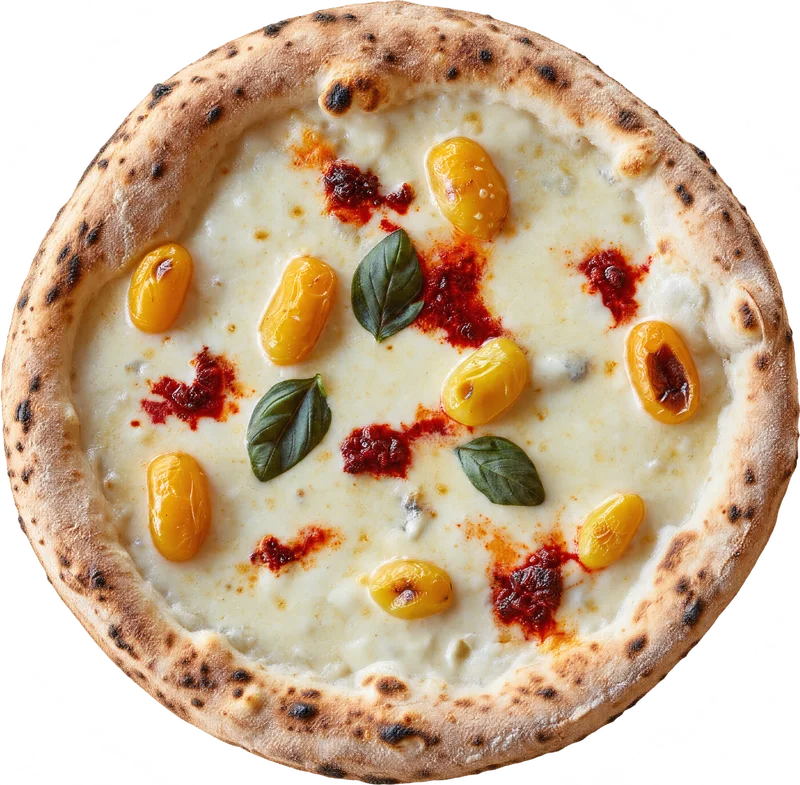 ’Nduja, pizza at Di Luca