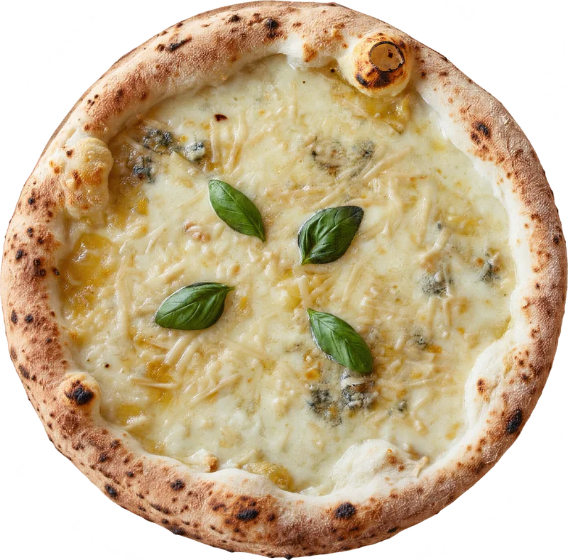 Quattro Formaggi, pizza at Di Luca