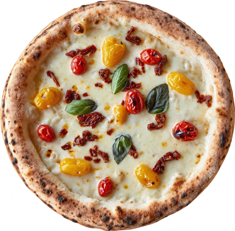 Three Tomatoes, pizza at Di Luca