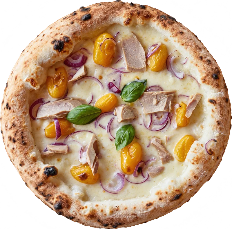 Tonno, pizza at Di Luca