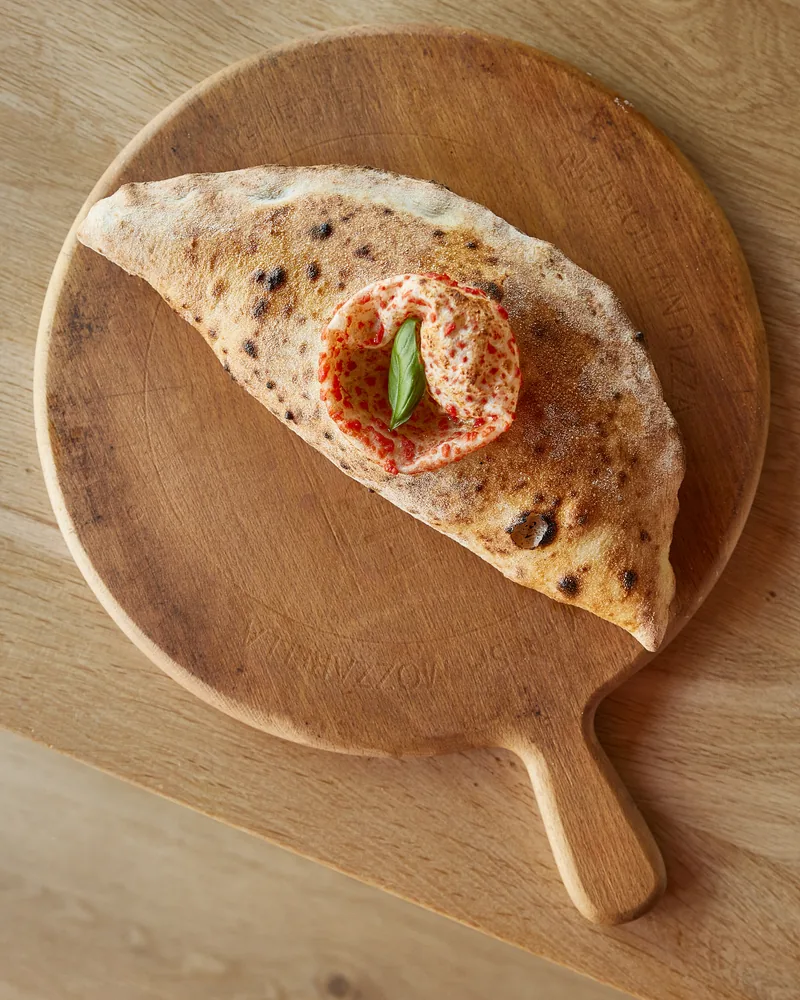 Calzone Funghi, pizza at Di Luca