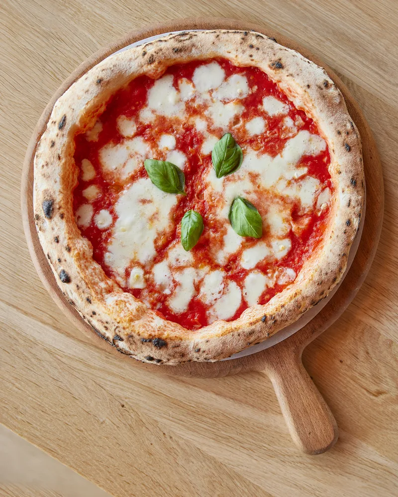 Margherita, pizza at Di Luca